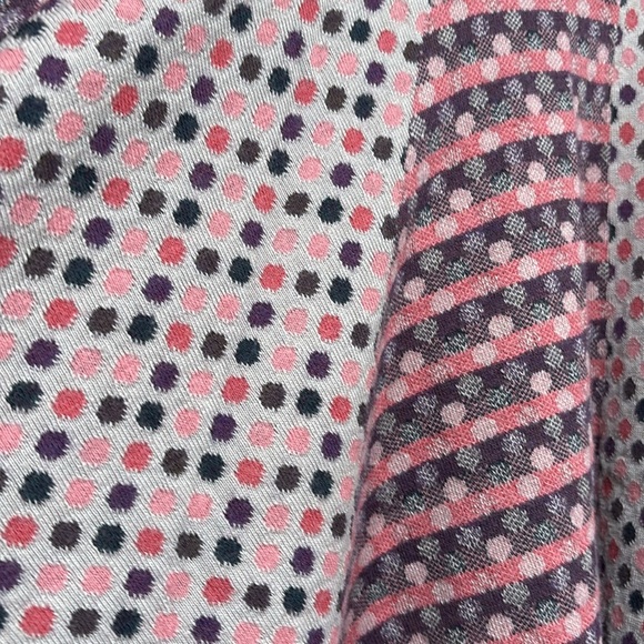 Anthropologie MOTH mini skirt polka dot wool knit circle skater design size M - Picture 2 of 7